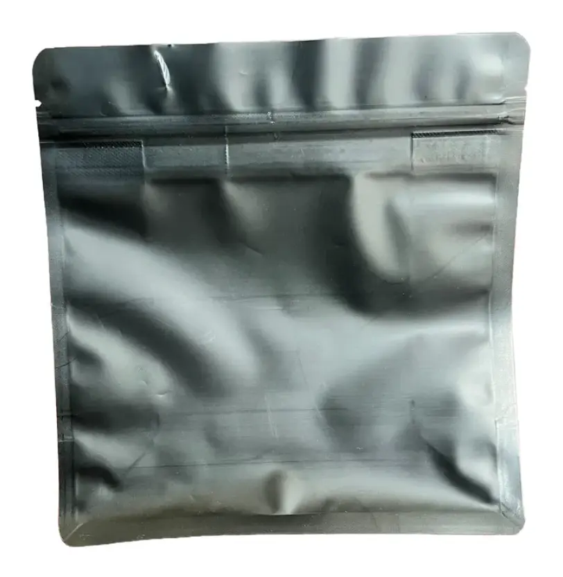 100 Bolsas 8 lados color Negro mate Ancho 180 x 180mm. Fuelles lateral e inferior de 80mm. (2)