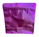 100 Bolsas 8 lados color Violeta mate metalizado Ancho 180 x 180mm. Fuelles lateral e inferior de 80mm. (2)