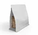  Bolsas 8 lados color Blanco mate Ancho 180 x 180mm. Fuelles lateral e inferior de 80mm. (2)