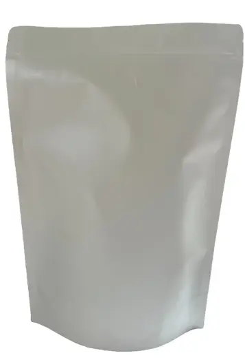 Doy Pack Blanco Trilaminado Papel K 230 x 350 + 50mm c/ zipper (7)