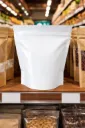 Doy Pack Blanco Trilaminado 180 x 200 + 90 Para café en granos x 250g (23)
