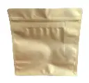 100 Bolsas 8 lados color Dorado mate Metalizado Ancho 180 x 180mm. Fuelles lateral e inferior de 80mm. (2)