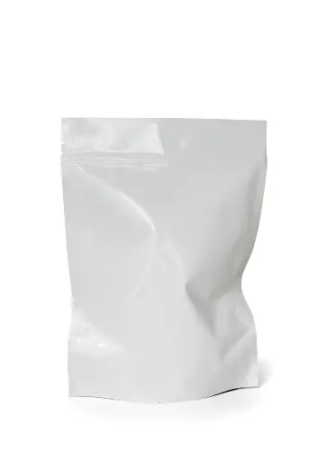 DoyPack Trilaminado Blanco 200x270mm con Zipper y Abrefacíl