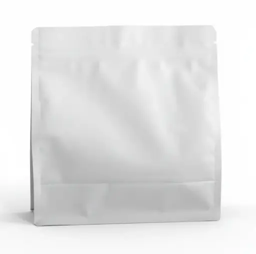  Bolsas 8 lados color Blanco mate Ancho 180 x 180mm. Fuelles lateral e inferior de 80mm. (2)